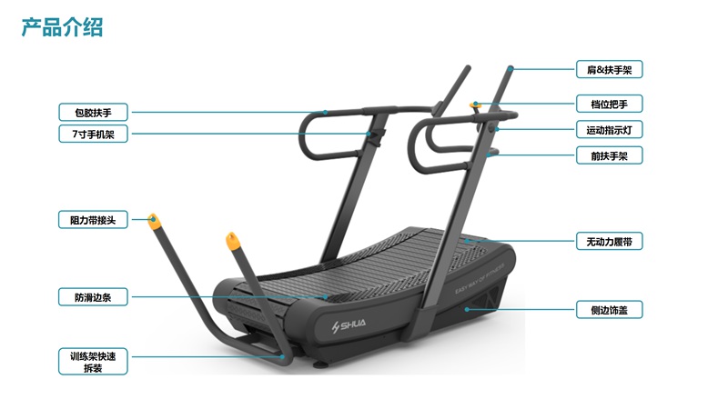 星空xkSH-T901Z无动力跑步机-广西星空xk体育健身器材有限公司